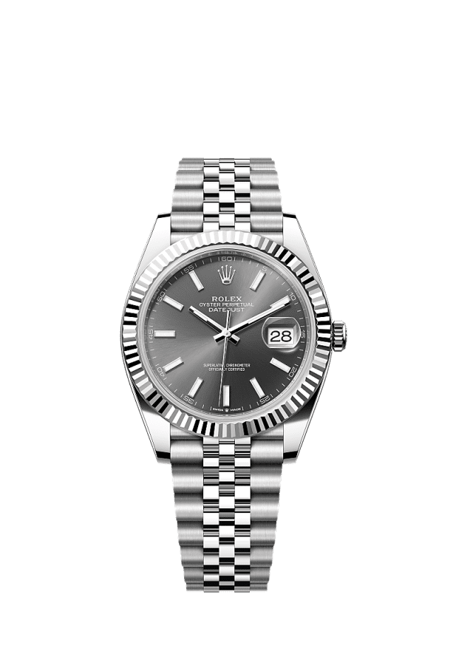 Role_x Datejust Silver Grey Dial Watch