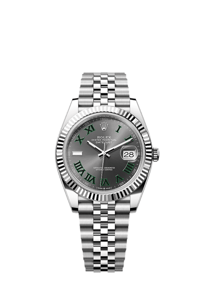 Role_x Datejust Silver Grey Roman Dial Watch