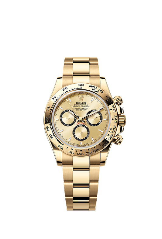 Role_x Daytona Champagne Gold Chronograph Watch