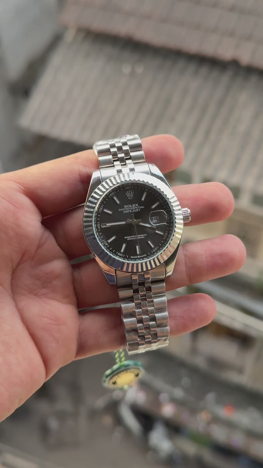 Role_x Datejust Silver Grey Dial Watch